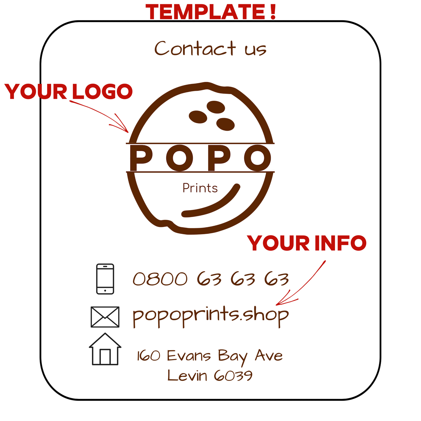 Customised Business Magnet