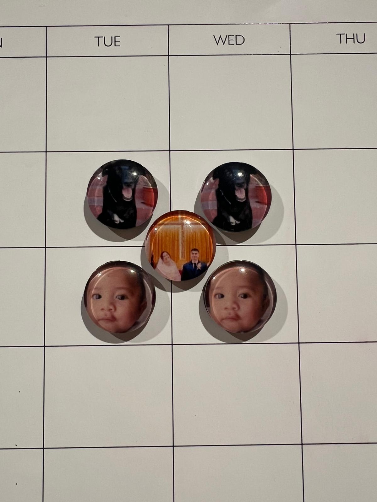 Custom Magnetic Buttons (5 Pack)